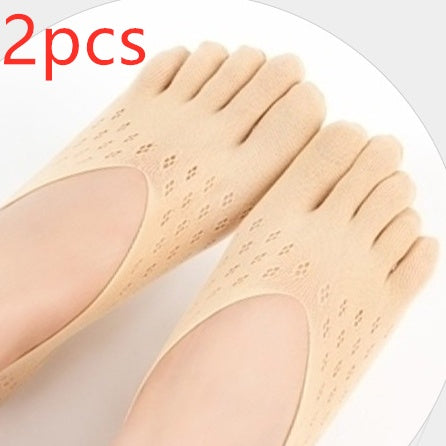 Breathable Toe Socks for Women - Breathable, Anti-Slip & Comfortable Fit