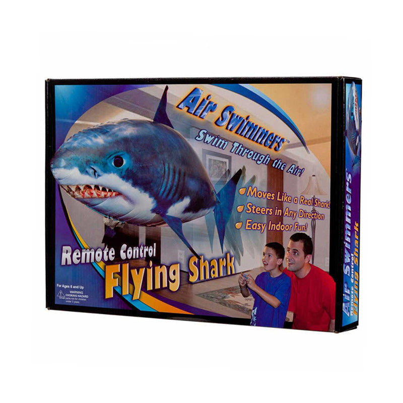 Air Swimming Fish Balloon Toy - RC Inflatable Shark/Clown Fish with Infrared Control