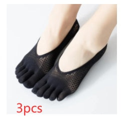 Breathable Toe Socks for Women - Breathable, Anti-Slip & Comfortable Fit