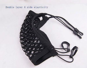 Universal Car Seat Mesh Barrier - Pet Safety Net & Storage Organizer for Travel