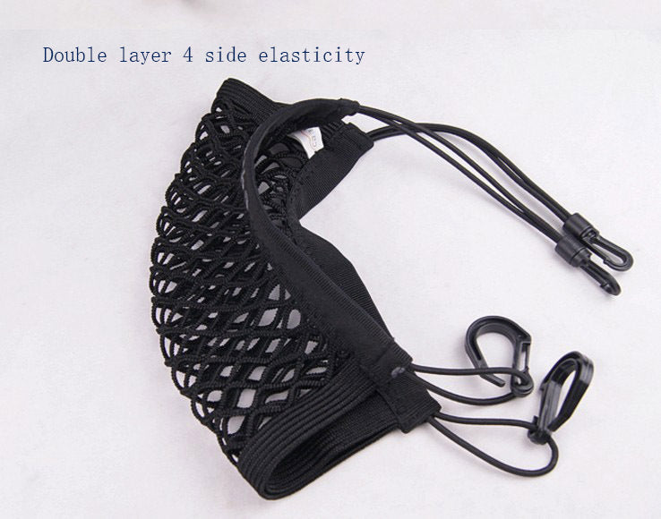 Universal Car Seat Mesh Barrier - Pet Safety Net & Storage Organizer for Travel
