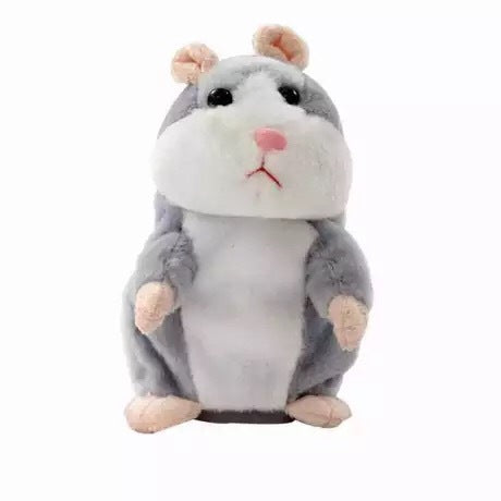 Talking Hamster Plush Toy - Repeats What You Say in a Funny Voice