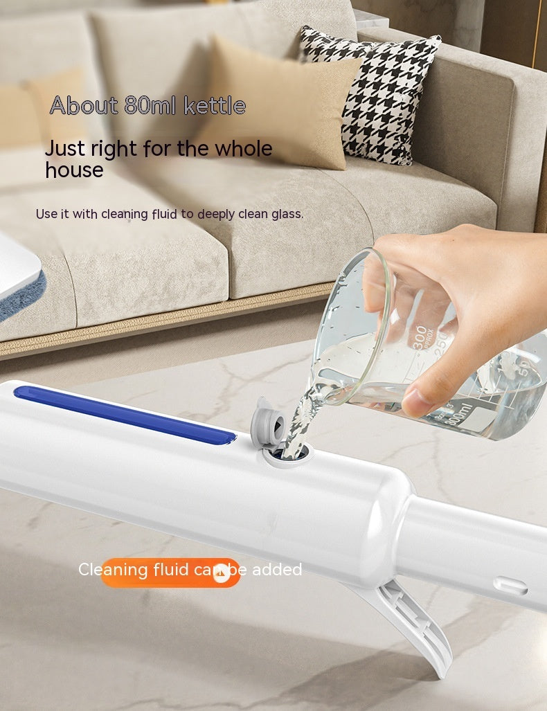 Multifunctional Spray Glass Wiper - Household Window Cleaning Tool with Built-in Water Sprayer