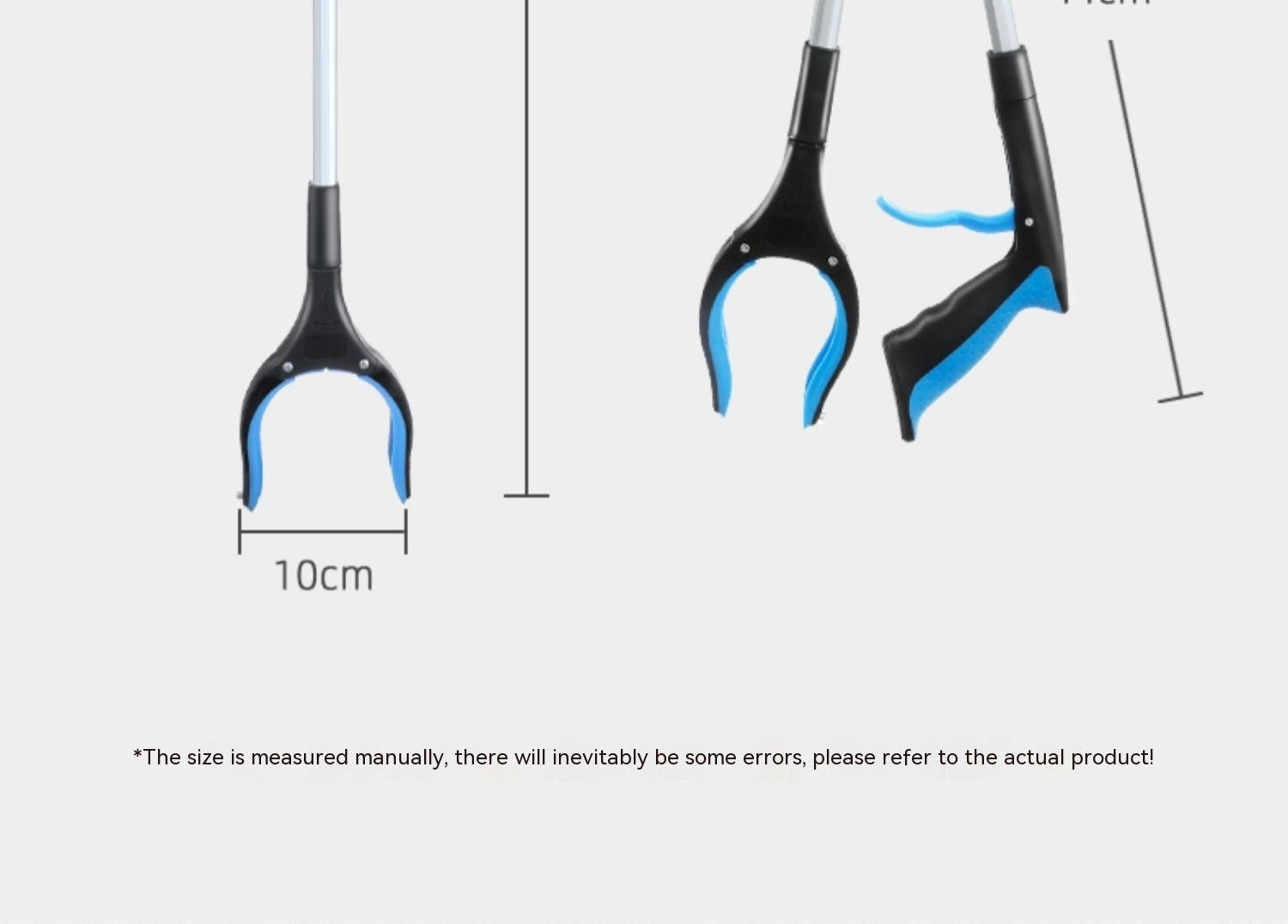360° Swivel Foldable Grabber Tool - Long Reach Trash Picker & Sewer Claw