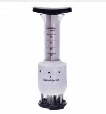 Flavor Injector and Meat Tenderizer Tool - Stainless Steel, Easy-Grip Design for Home Cooks