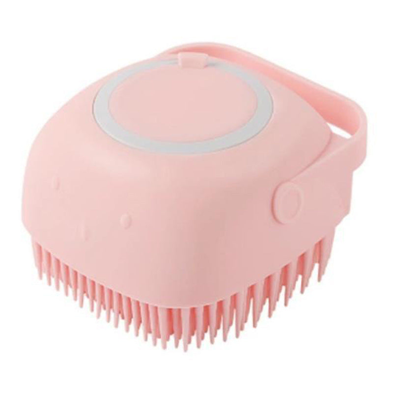 2-in-1 Pet Bathing Glove - Soft Silicone Scrubber & Shampoo Comb for Cats & Dogs