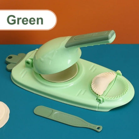 2-in-1 Dumpling Maker Tool - Dough Press & Wrapper Mould Set for Easy Cooking