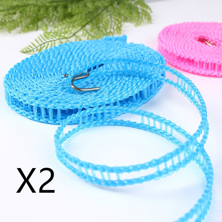 Heavy-Duty Anti-Slip Clothesline - Windproof Rope for Quilts, Towels & Laundry