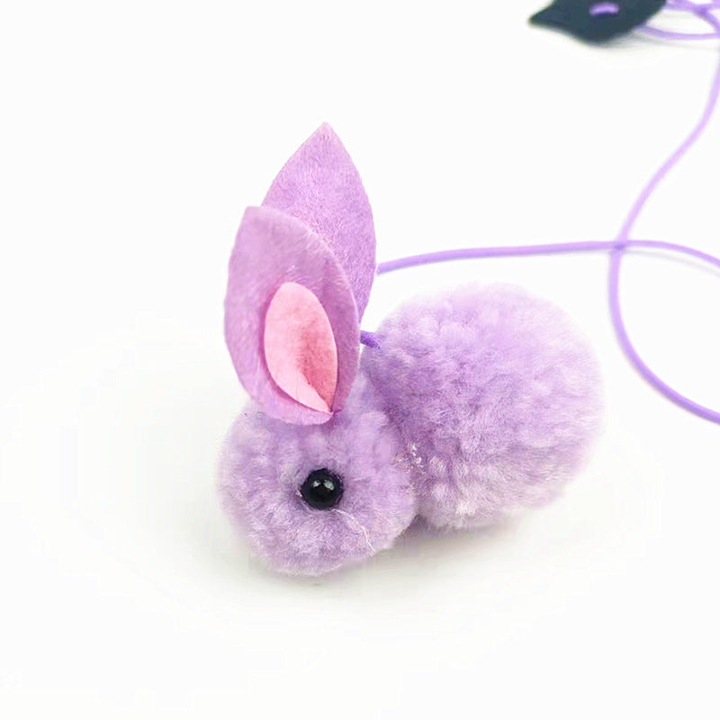 Door Hanging Bouncing Cat Toy - Interactive Elastic Teaser for Indoor Play
