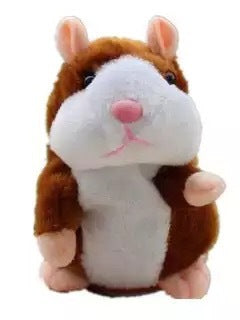 Talking Hamster Plush Toy - Repeats What You Say in a Funny Voice