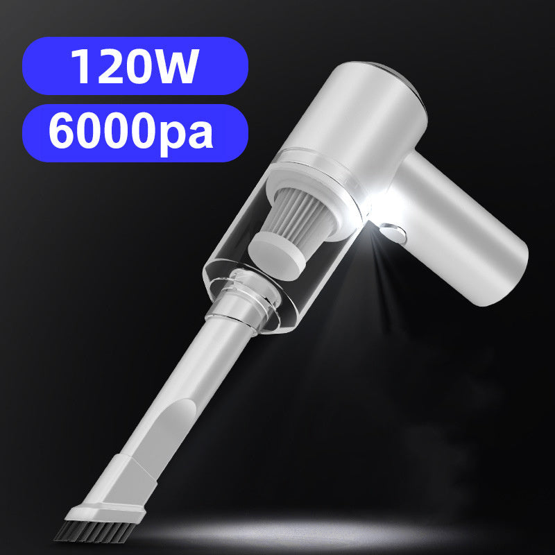 Cordless Rechargeable Vacuum - Compact & Powerful for Car, Office, and Household Cleaning