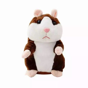 Talking Hamster Plush Toy - Repeats What You Say in a Funny Voice