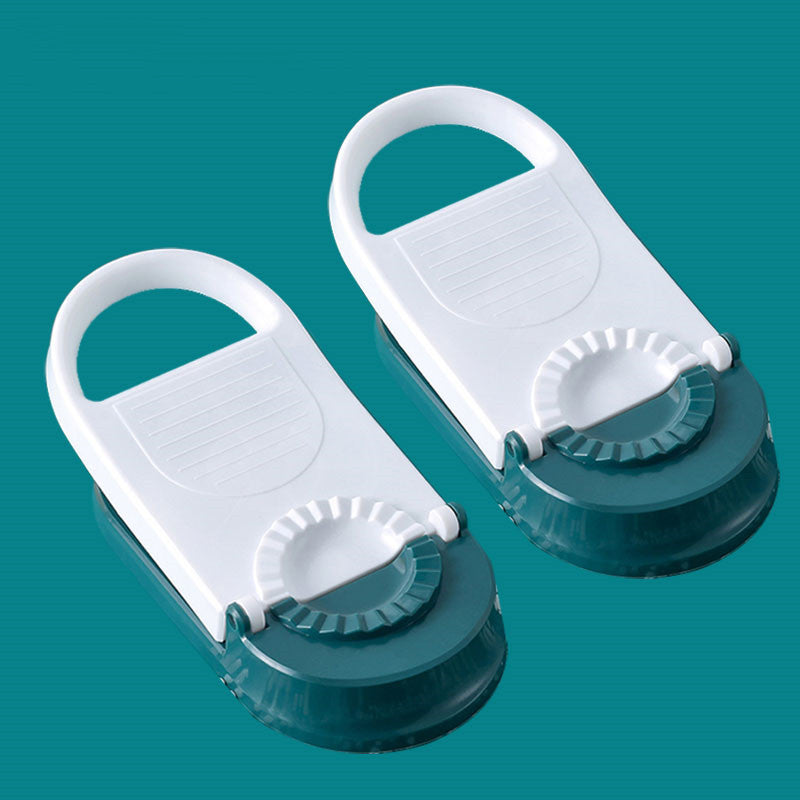 2-in-1 Dumpling Maker Tool - Dough Press & Wrapper Mould Set for Easy Cooking