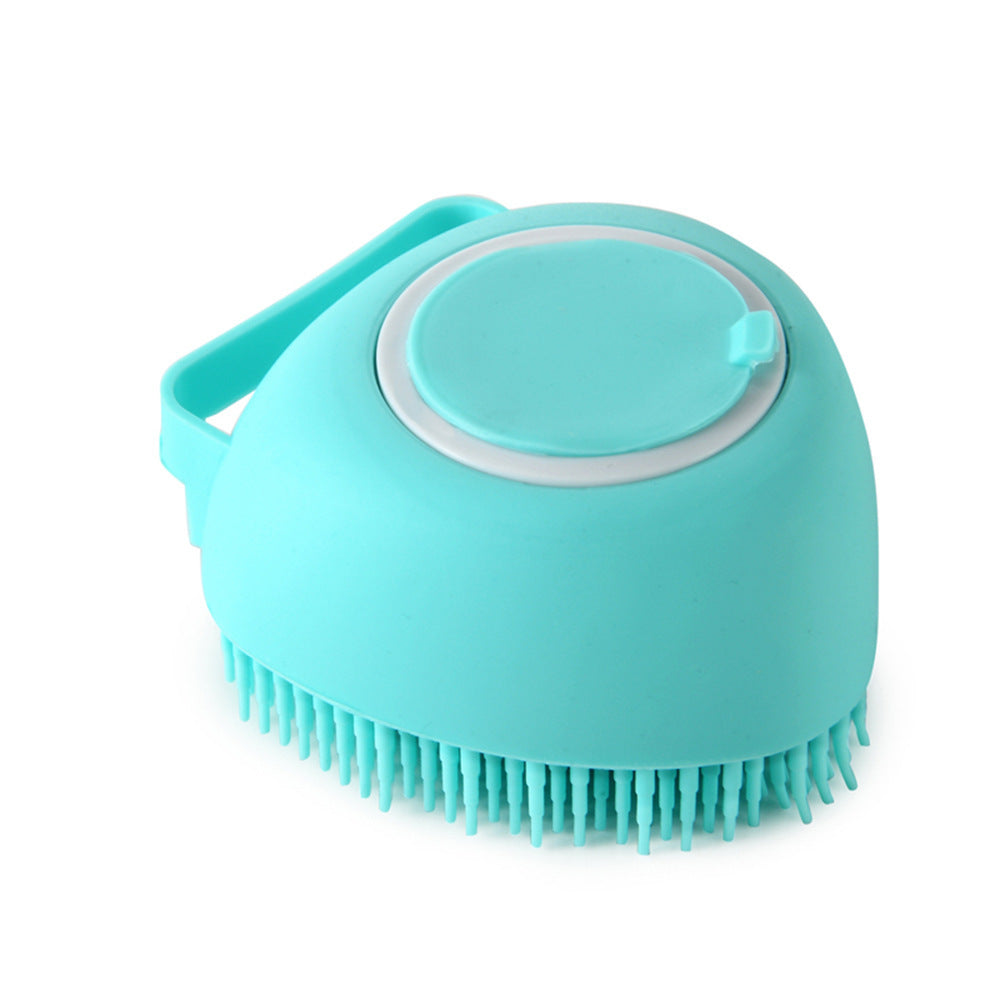 2-in-1 Pet Bathing Glove - Soft Silicone Scrubber & Shampoo Comb for Cats & Dogs