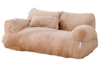 Warm Universal Rabbit Plush Pet Sofa Nest