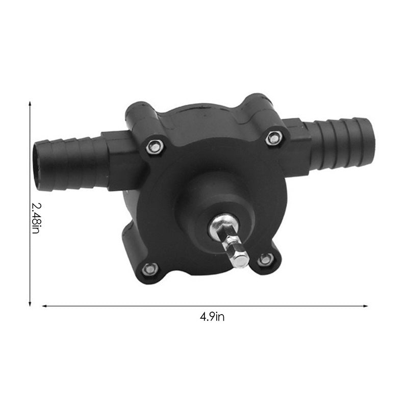 Compact Self-Priming Water Transfer Pump - Easy to Use Electric Drill Powered Pump