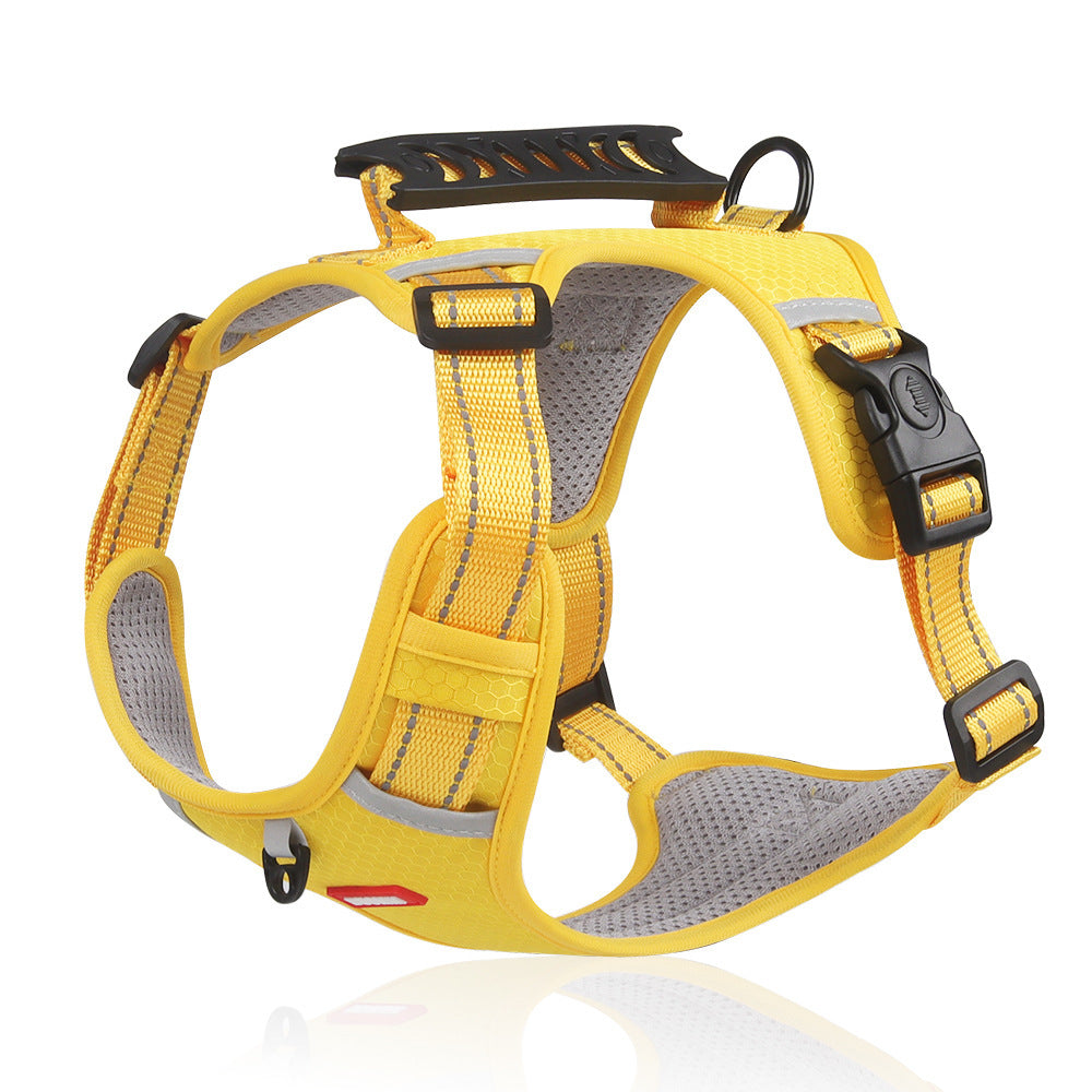 Reflective No-Pull Dog Harness - Adjustable Pet Chest Strap for Walking & Training