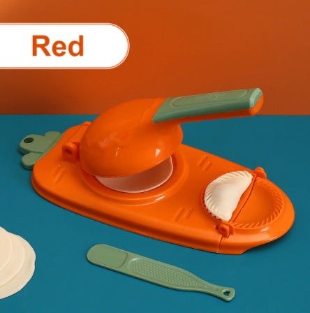 2-in-1 Dumpling Maker Tool - Dough Press & Wrapper Mould Set for Easy Cooking