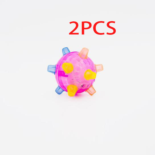 Jumping & Dancing Light-Up Ball Toy - Interactive Fun for Pets & Kids
