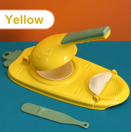 2-in-1 Dumpling Maker Tool - Dough Press & Wrapper Mould Set for Easy Cooking