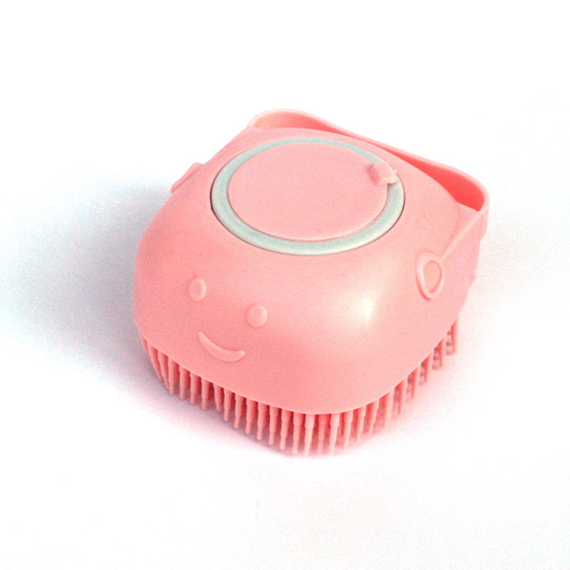 2-in-1 Pet Bathing Glove - Soft Silicone Scrubber & Shampoo Comb for Cats & Dogs