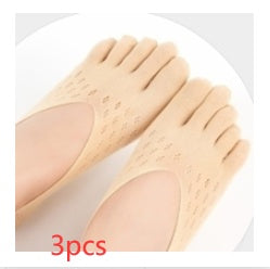Breathable Toe Socks for Women - Breathable, Anti-Slip & Comfortable Fit