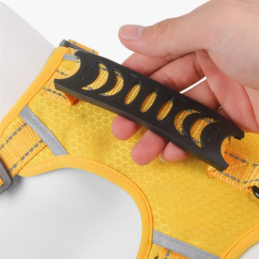Reflective No-Pull Dog Harness - Adjustable Pet Chest Strap for Walking & Training