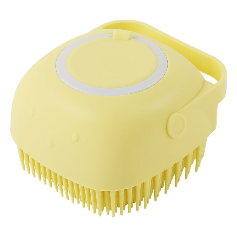 2-in-1 Pet Bathing Glove - Soft Silicone Scrubber & Shampoo Comb for Cats & Dogs