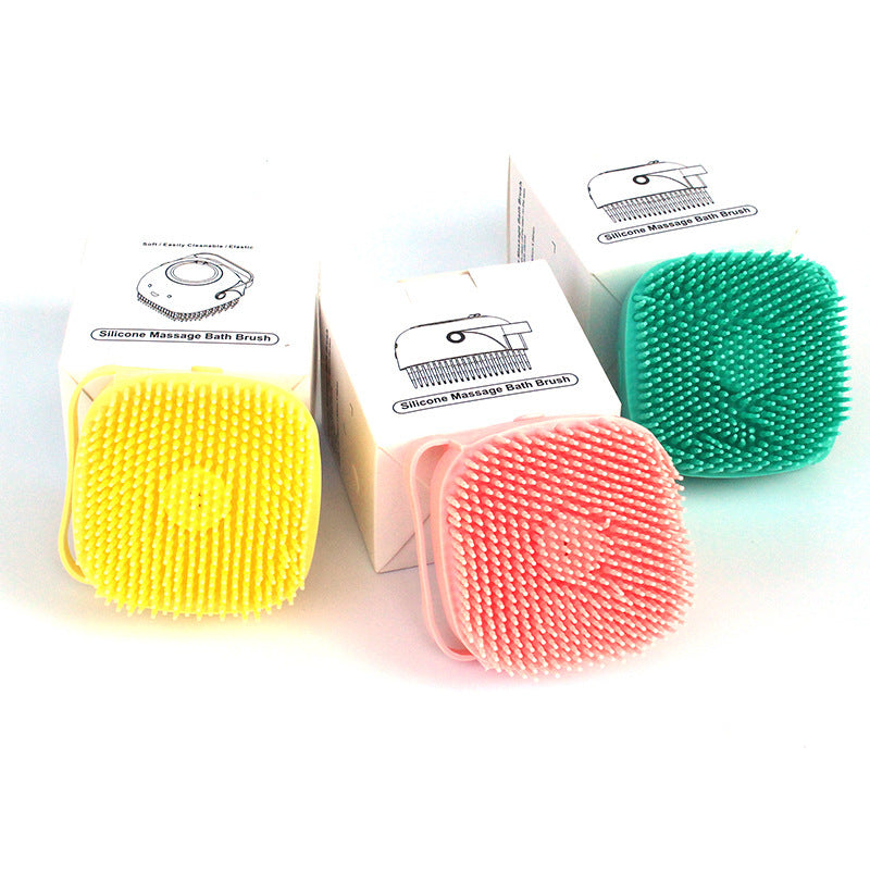 2-in-1 Pet Bathing Glove - Soft Silicone Scrubber & Shampoo Comb for Cats & Dogs