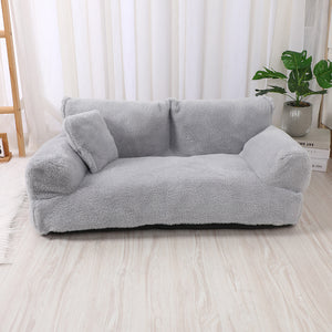 Warm Universal Rabbit Plush Pet Sofa Nest